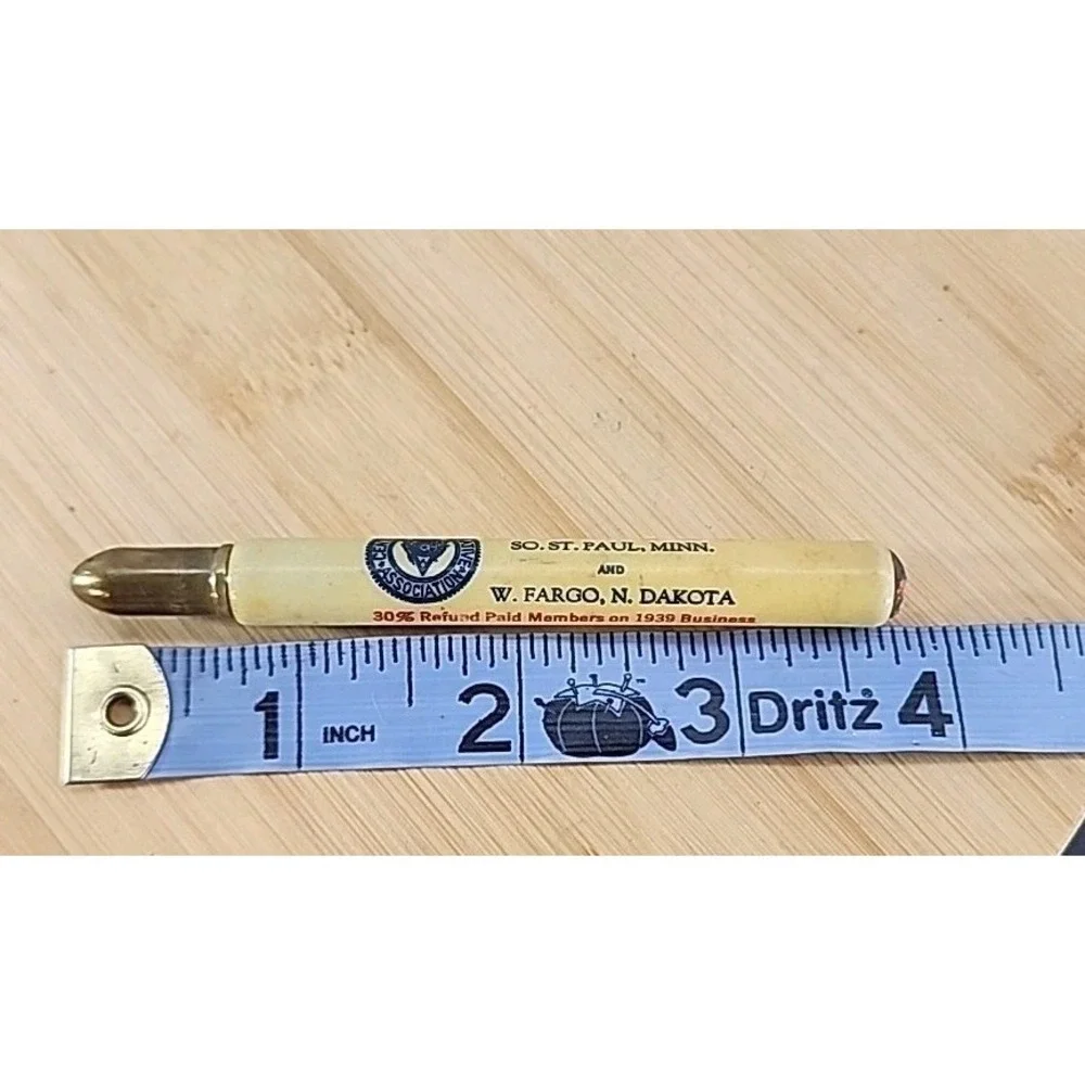 VINTAGE CENTRAL CO-OPERATIVE LIVESTOCK ST. PAUL FARGO  ADVERTISING BULLET PENCIL